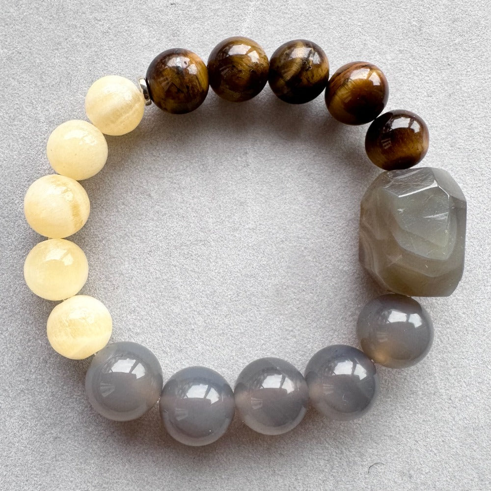 Grey Agate brown